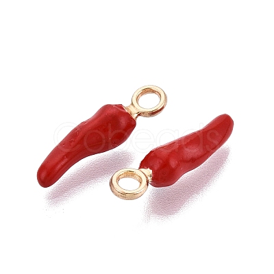 Handmade Alloy Enamel Pendants X-FIND-G087-01D-01-1