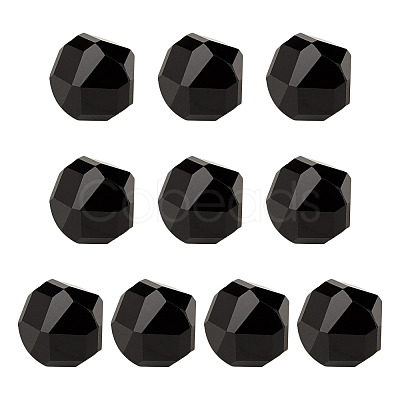 10Pcs Glass Imitation Austrian Crystal Beads GLAA-TADJ0001-11D-1