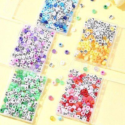 Transparent & Opaque Acrylic Beads KY-FS0001-26E-1