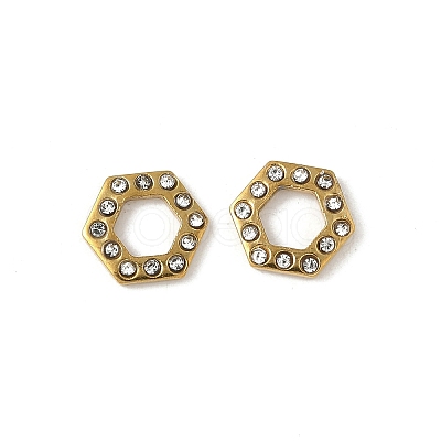 304 Stainless Steel Rhinestone Cabochons STAS-A057-04G-B02-1