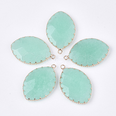 Natural White Jade Pendants G-S344-83E-1