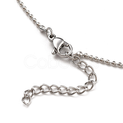 Brass Ball Chain Necklaces X-NJEW-JN02912-02-1
