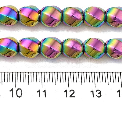 Electroplated Non-Magnetic Synthetic Hematite Beads Strands G-P518-05D-01-1