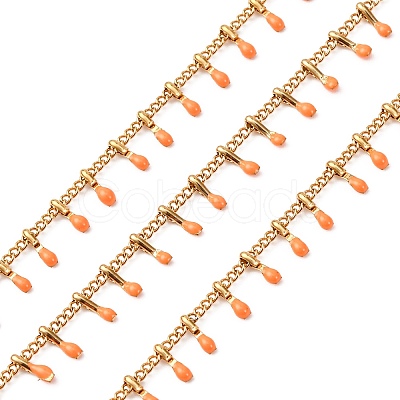 304 Stainless Steel Curb Chains STAS-R100-09A-03-1
