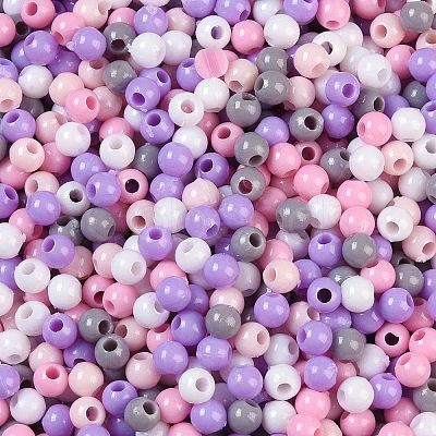 Opaque Acrylic Beads OACR-H118-07A-03-1