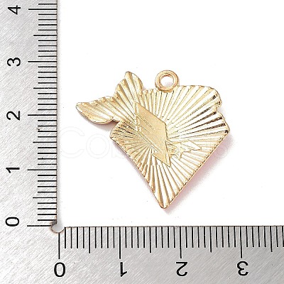 West Cowboy Theme Golden Plated Alloy Enamel Pendants FIND-B036-02F-1