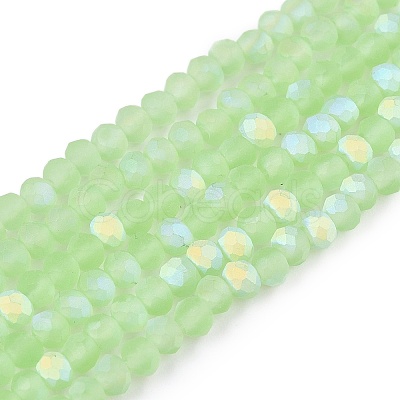 Transparent Glass Beads Strands EGLA-A044-T2mm-MB09-1