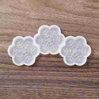 Snowflake Shape Food Grade Silicone Lollipop Molds DIY-D069-15-1