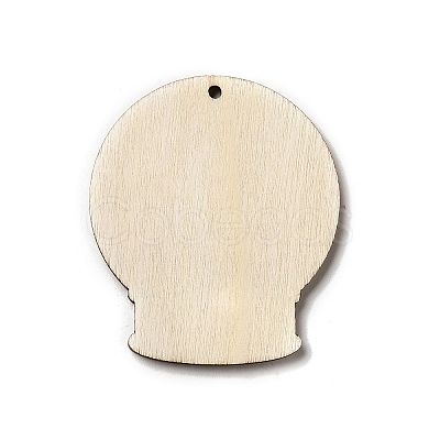 Single Face Printed Wood Pendants LS-WOOD-H102-02I-1