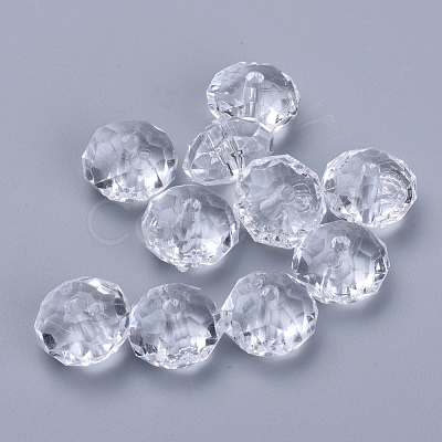 Transparent Acrylic Beads X-TACR-Q258-22mm-V01-1