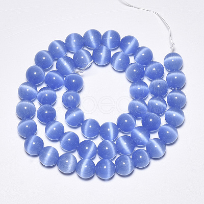 Cat Eye Beads Strands X-CE-M011-10mm-07-1