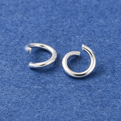 Brass Open Jump Rings KK-G604-08S-25-1