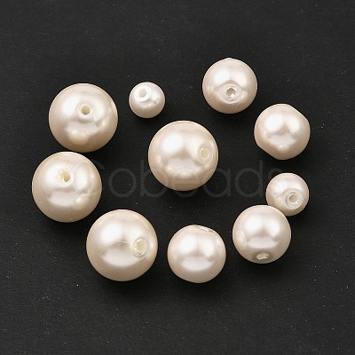 Glass Imitation Pearl Beads GLAA-XCP0001-54-1