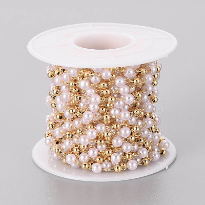 Handmade Brass Beaded Chains CHC-S012-005A-01-1