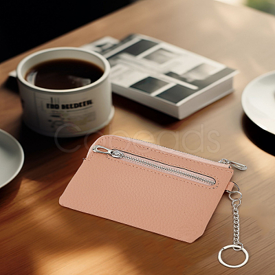 PU Leather Zipper Wallets ABAG-WH0048-34A-1