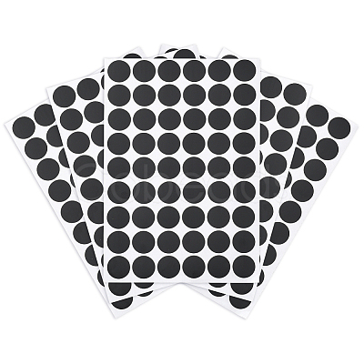 5 Sheets PVC Self-Adhesive Stickers DIY-SP0006-19C-1