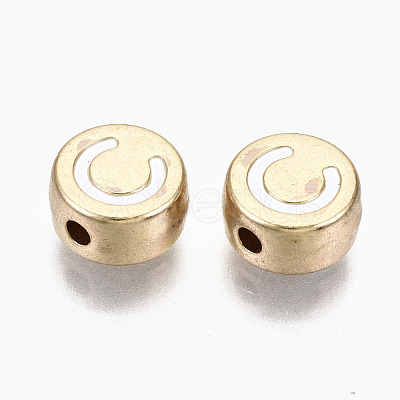 Alloy Enamel Beads X-ENAM-S122-029C-RS-1