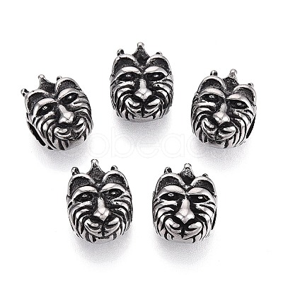 304 Stainless Steel European Style Large Hole Beads STAS-T072-105AS-1