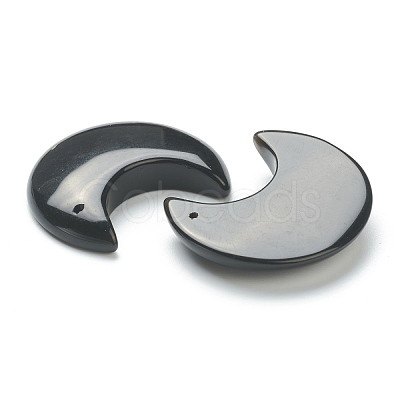 Natural Obsidian Pendants G-A182-01D-1