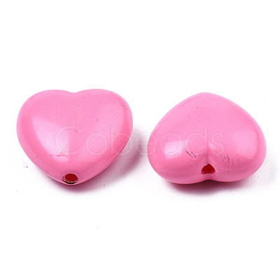 Opaque Acrylic Beads X-SACR-N006-04-1