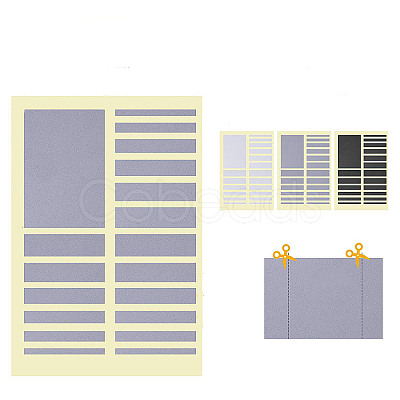 EVA Plastic Ring Size Adjustment Stickers Set FIND-PW0021-17B-1