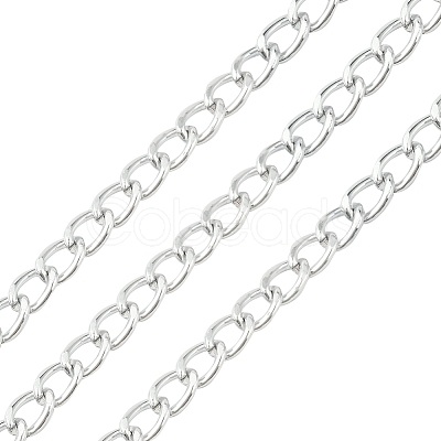 Aluminium Twisted Curb Chains CHA-YW0001-01S-1