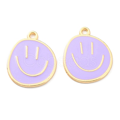 Alloy Enamel Pendants ENAM-D051-18G-06-1