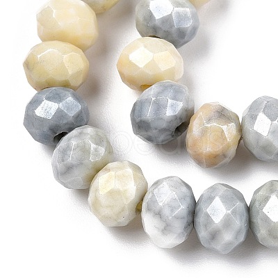 Ombre Effect Dyed Glass Beads Strands GLAA-C023-02-B04-1