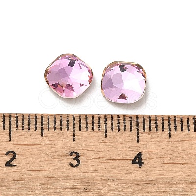 Glass Rhinestone Cabochons RGLA-P037-07B-D223-1