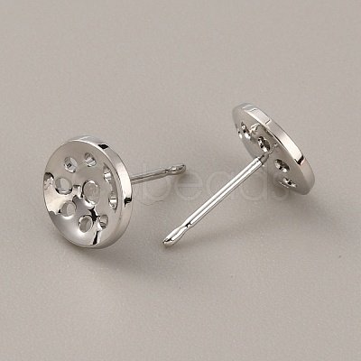 Brass Earring Finding KK-WH0035-78P-1