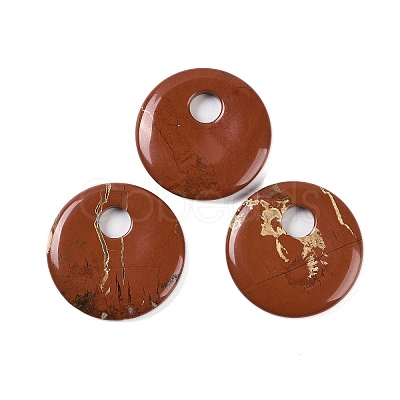 Natural Red Jasper Pendants G-C140-10D-1