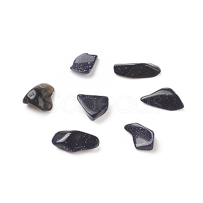 Synthetic Blue Goldstone Beads X-G-O103-25-1