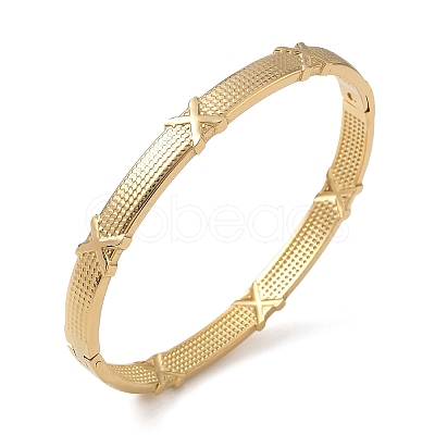304 Stainless Steel Hinged Cuff Bangles SA-CBAB92B-19G-1