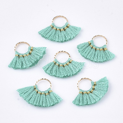 Polycotton(Polyester Cotton) Tassel Pendants Decorations FIND-S302-11C-1