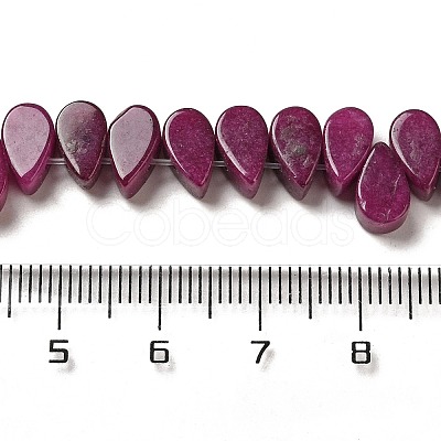 Natural White Jade Beads Strands G-B064-B55-1