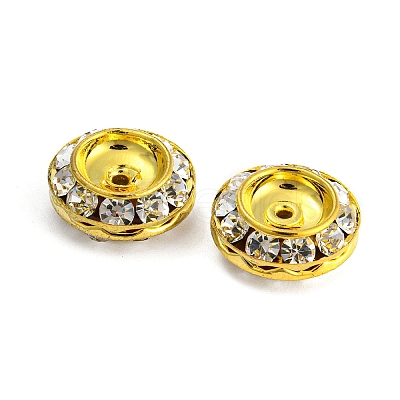 Brass Rhinestone Beads RB-F035-02-1