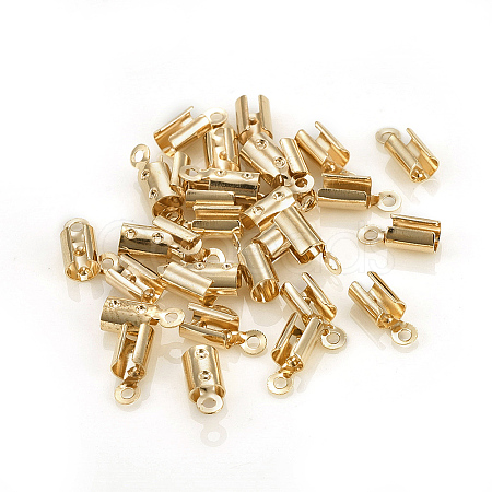 Brass Folding Crimp Ends LS-KK-F777-01LG-1