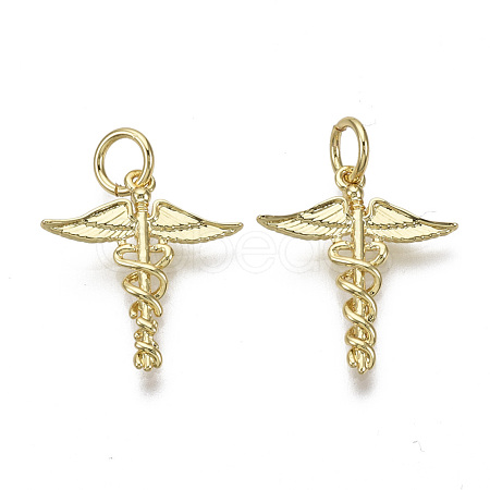 Brass Pendants KK-R133-053G-NF-1
