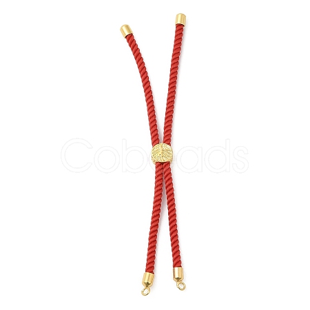 Twisted Nylon Cord Silder Bracelets X-DIY-B066-03G-15-1