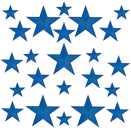 48Pcs 2 Bags Computerized Embroidery Polyester Iron on/Sew on Patches DIY-GO0003-21-1