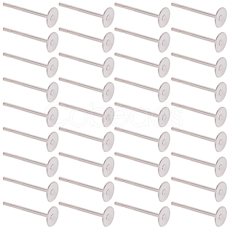 900Pcs 304 Stainless Steel Stud Earring Findings STAS-SC0010-28-1