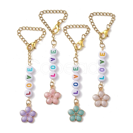 LOVE Acrylic Cup Charms HJEW-JM01837-1