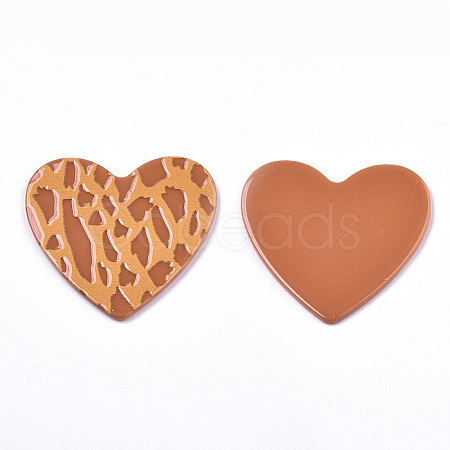 Opaque Printed Acrylic Cabochons MACR-N011-001-A02-1
