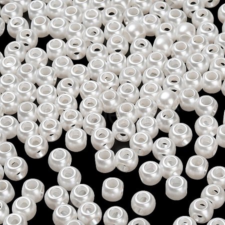 Acrylic Imitation Pearl Beads OACR-P032-10A-01-1