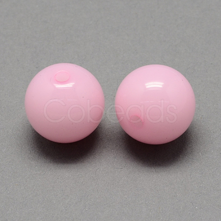 Imitation Jelly Acrylic Beads JACR-R001-8mm-11-1