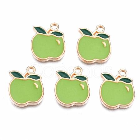 Alloy Enamel Charms X-ENAM-S115-020-1