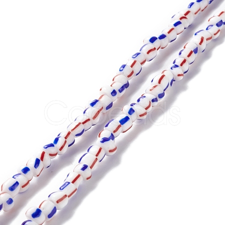Handmade Lampwork Beads Strands BLOW-K001-01B-10-1