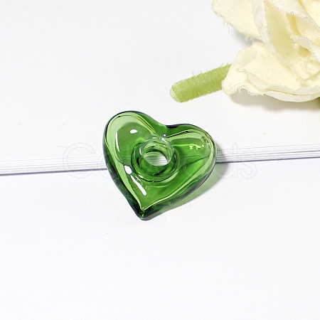 Handmade Lampwork Perfume Bottle Pendant BOTT-PW0005-13A-02-1