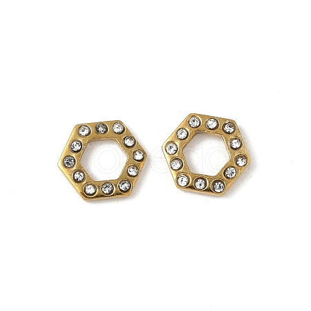 304 Stainless Steel Rhinestone Cabochons STAS-A057-04G-B02-1