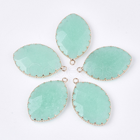 Natural White Jade Pendants G-S344-83E-1